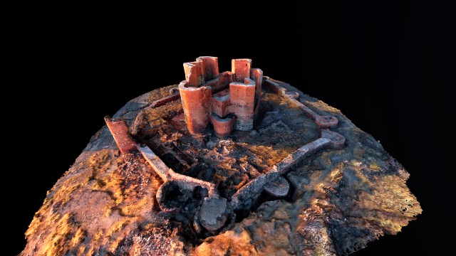 castle 3d photogrammetry model