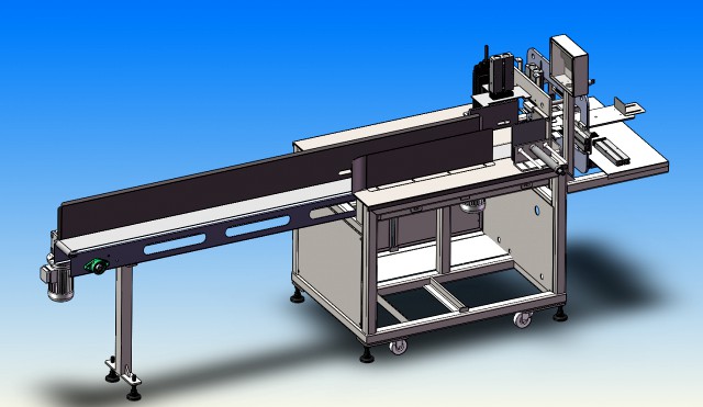 automatic paper drawing and packaging machine