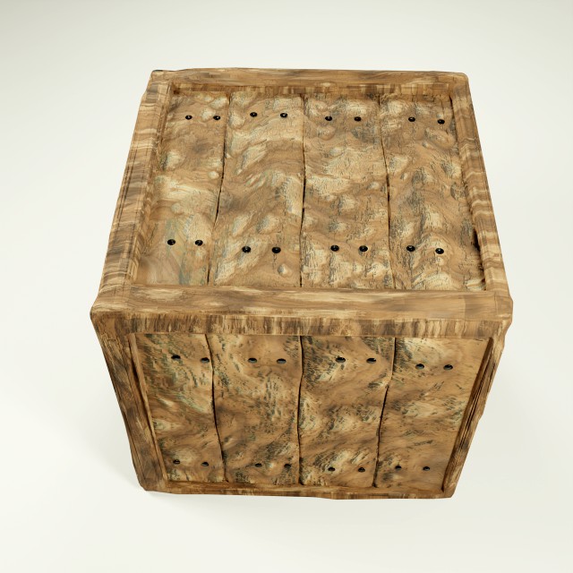 wooden crate