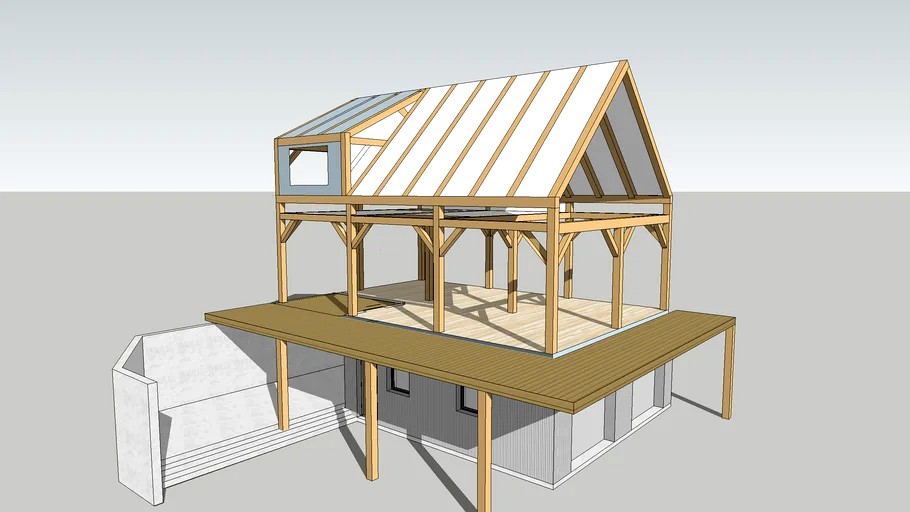 Timber Frame With Dormer