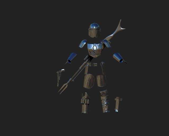 the mandalorian - full armor and