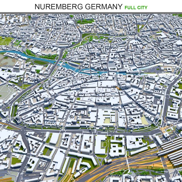 Nuremberg city germany 60km
