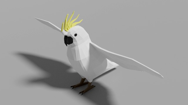 cartoon cockatoo