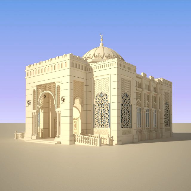 3d mosque model
