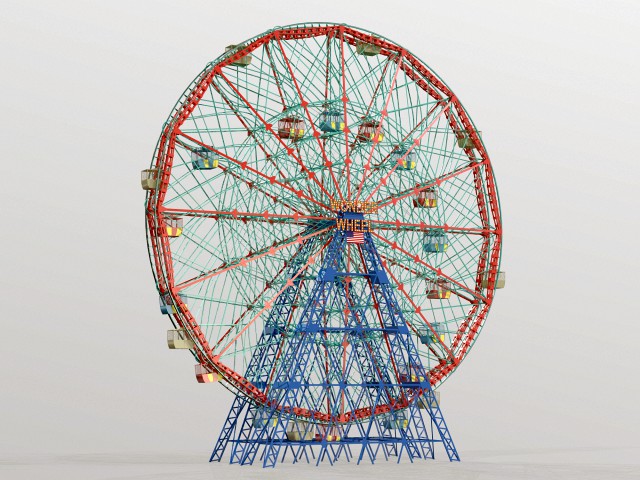 denos wonder wheel coney island carousel