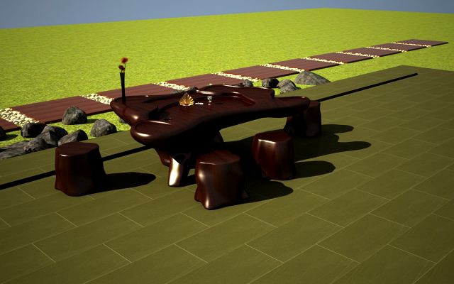 seating area landscape