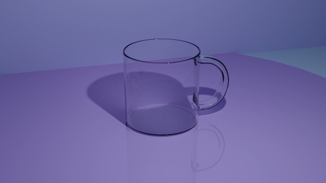 3d transparent mug
