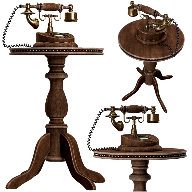 antique telephone
