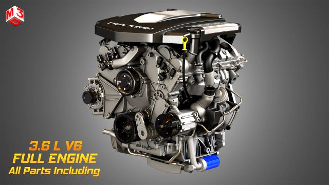 twin turbo - v6 - full engine parts
