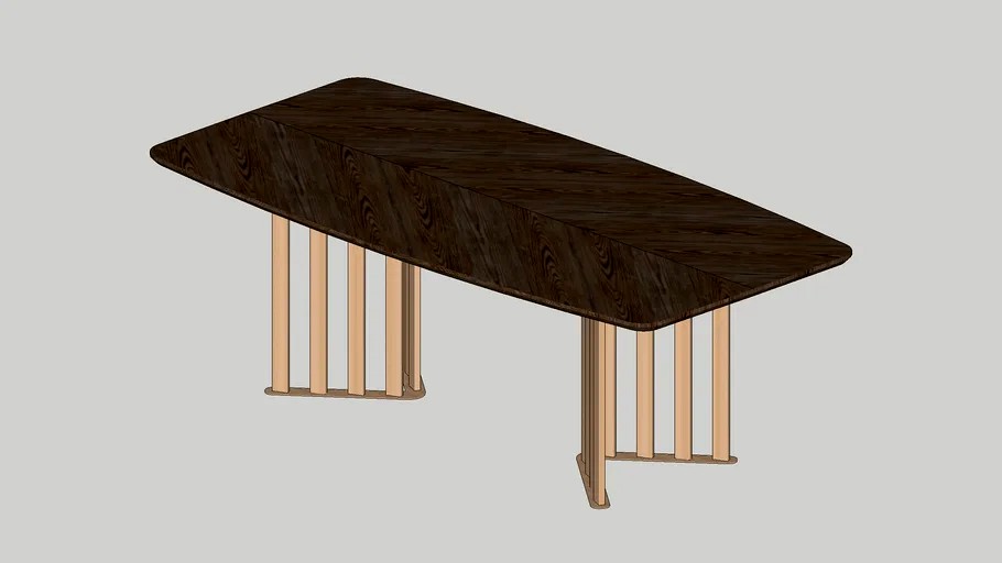 Mesa Nervura Retangular