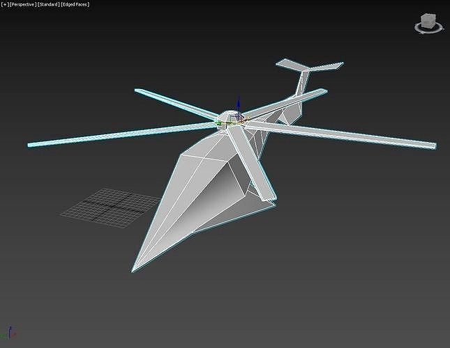 Sci-fi helicopter