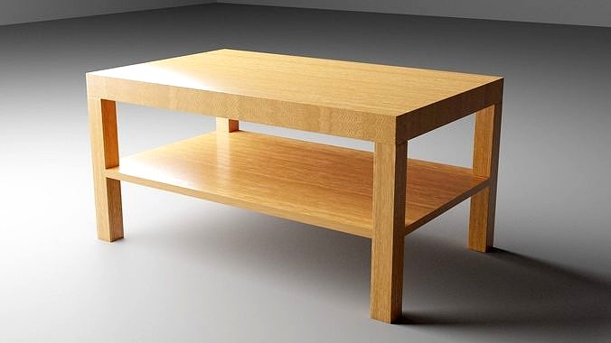Minimalist wood table