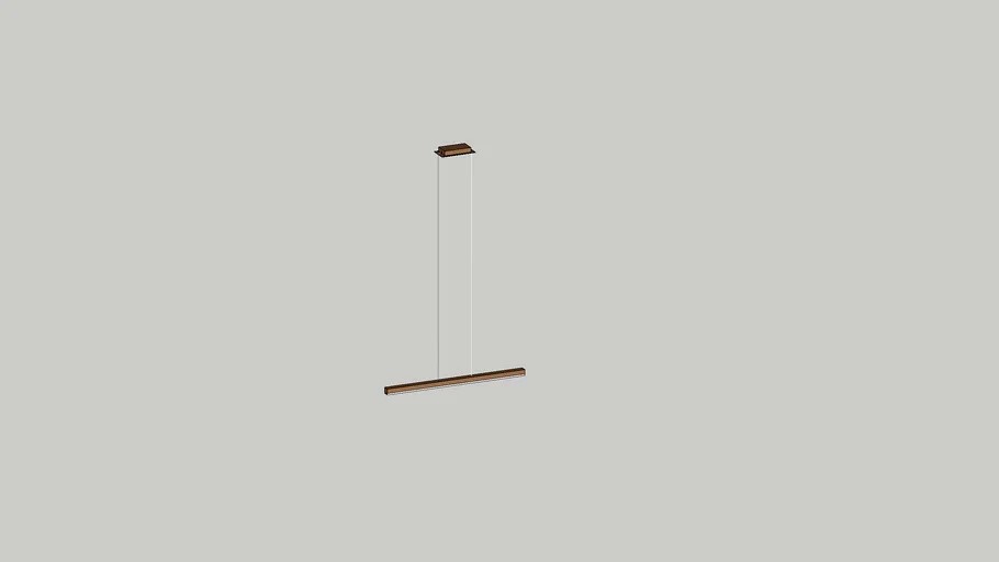 Pendente Office retangular
