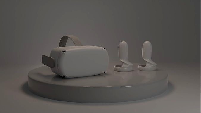 VR Headset and Controllers
