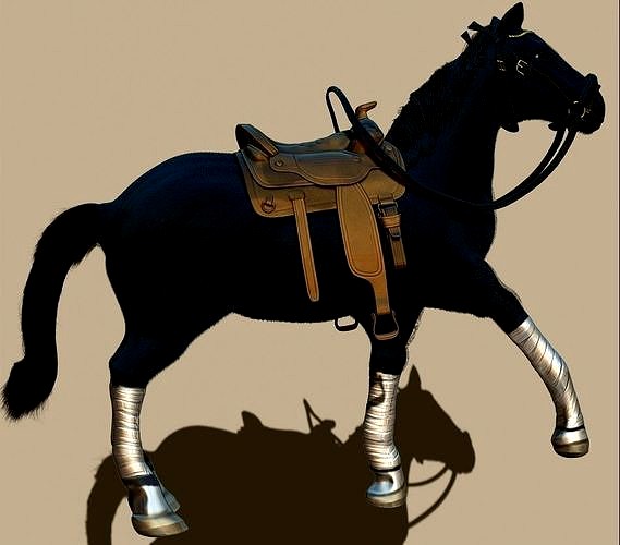 Realistic 3d Horse model