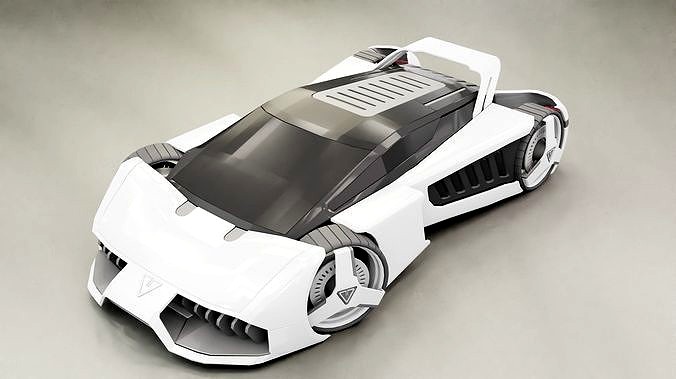 Futuristic Racing Car