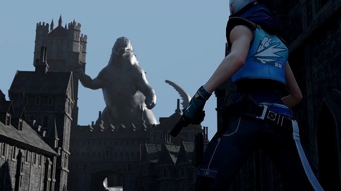 Valorant Jett vs Godzilla