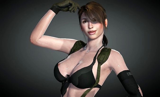 Quiet from Metal Gear Solid 5 3D Model