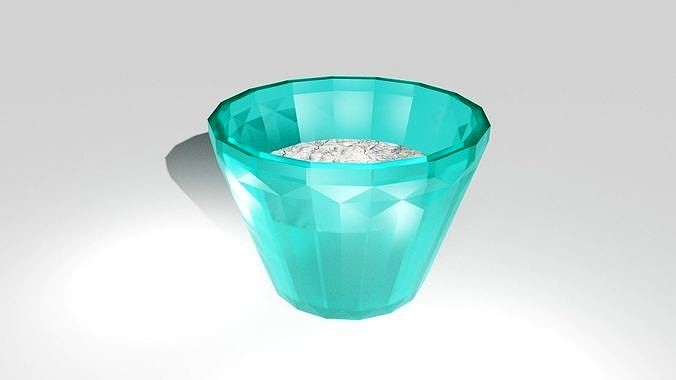 Modern Glass Flowerpot