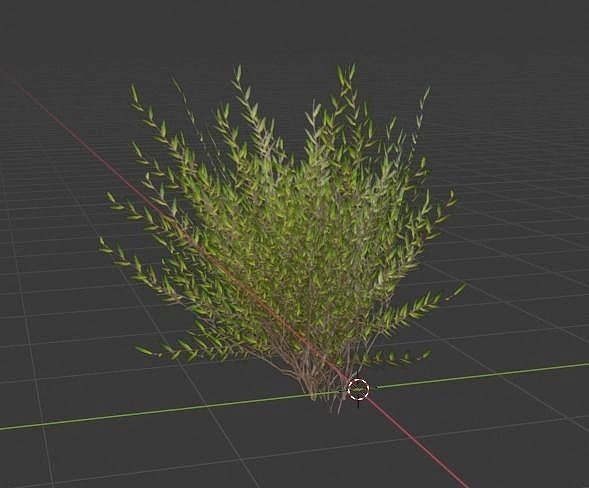 5 Basic Low Poly Desert Shrubs