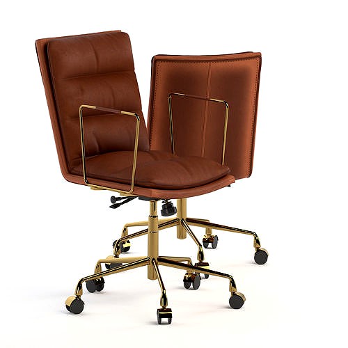 Office Chair Alvord Dudley Genuine Leather Task