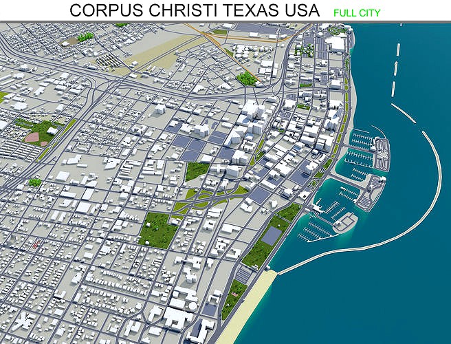 Corpus Christi Texas USA 80km