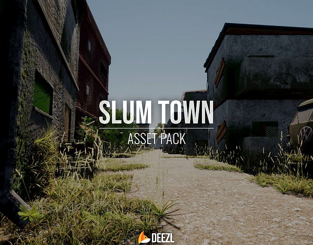 Slum Town - Asset Pack - Unreal Engine UE4