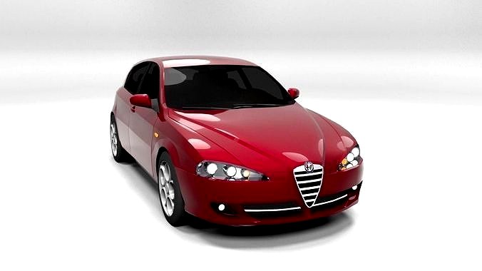 ALFA 147 5DOOR 2005 LOWPOLY