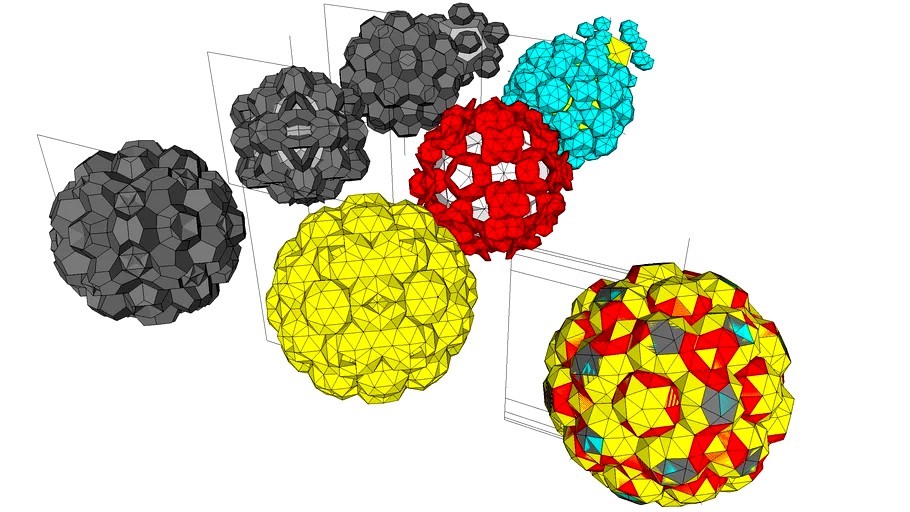 COMPOUND DODECAHEDRON ICOSAHEDRON FRACTAL