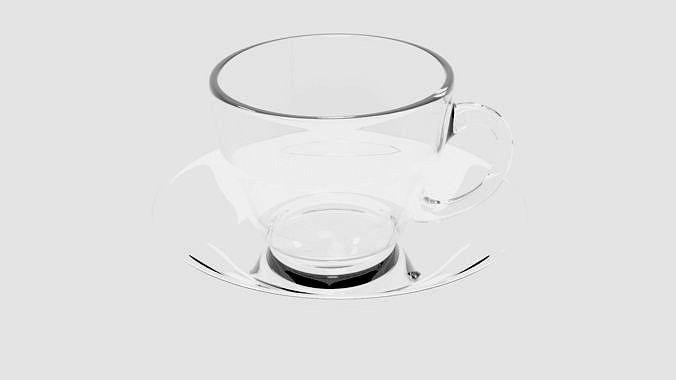 Transparent  tea cup