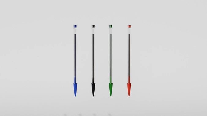 Pen of different colors