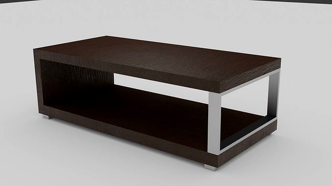 Modern wood and steel Table