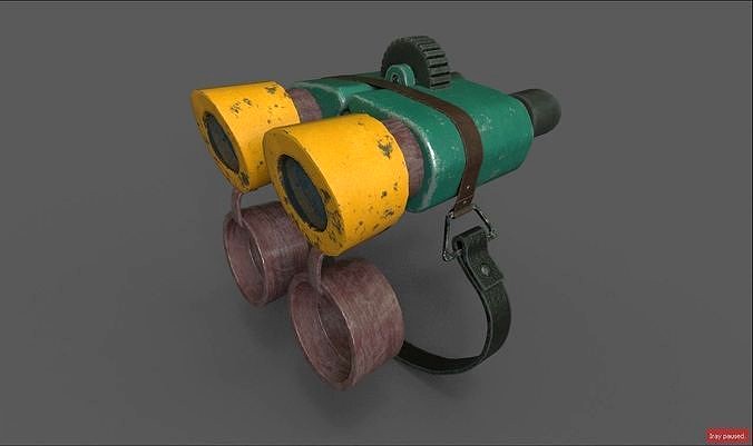 forest binoculars lowpoly game