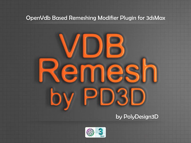 VdbRemesh for 3dsMax