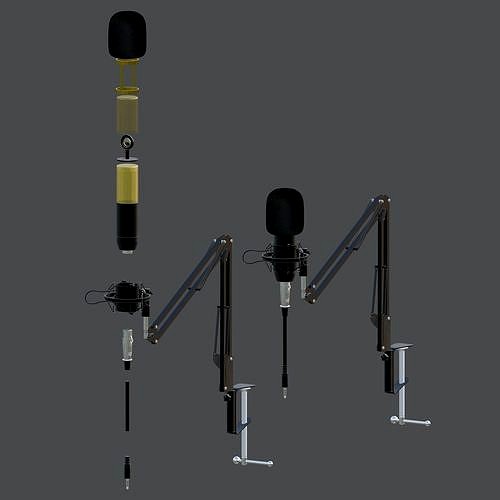 Generic Microphone and Stand