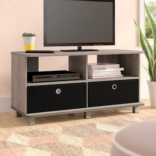 French Oak Gray Mariaella TV Stand for TVs up to 43