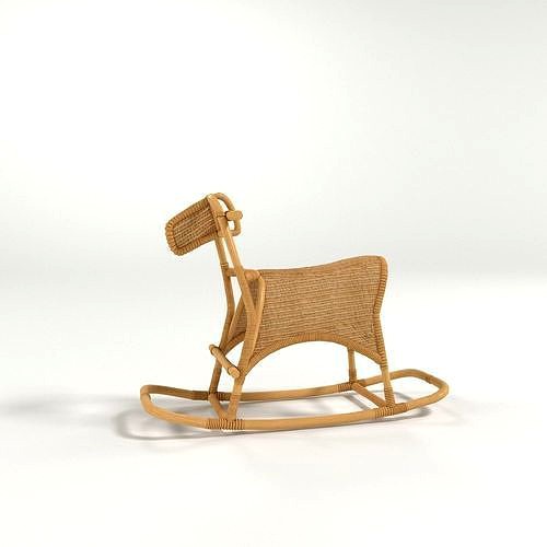 Rattan Rocking Horse