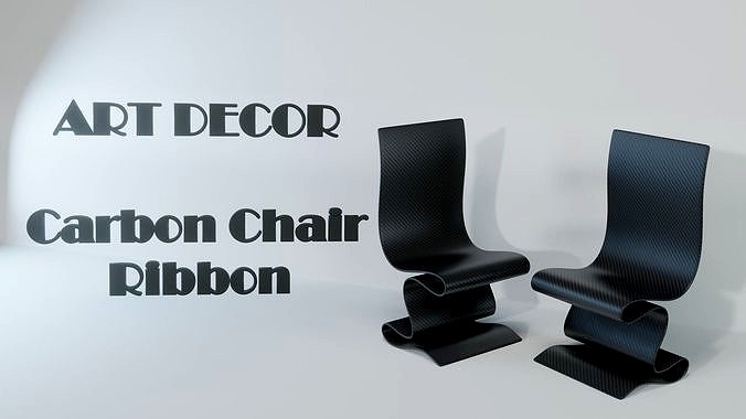 Art Decor - Carbon Chair - Ribbon