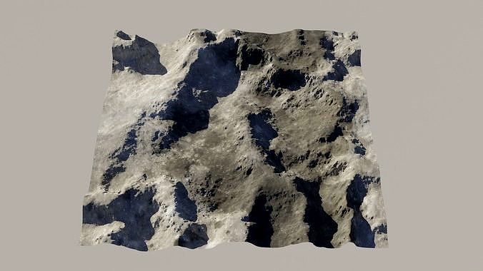Planet Surface 3D model