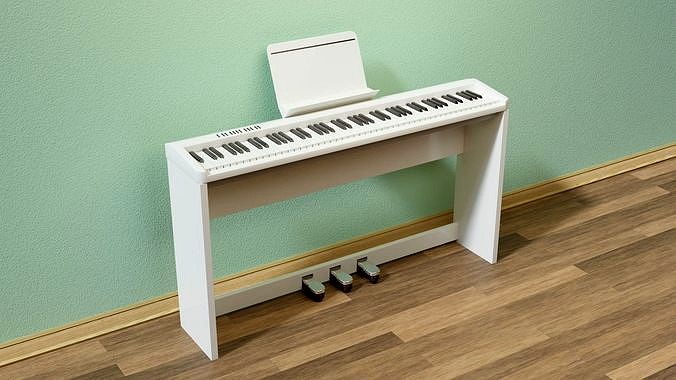 Piano digital with stand for rooms and orchestra scenes