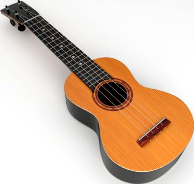 Ukulele 3D Model