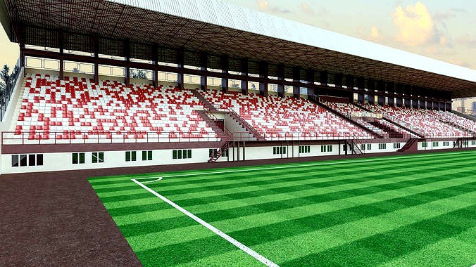 Football Soccer stadium 3D model