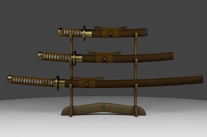 Set of japanese swords - Dragon Riujin
