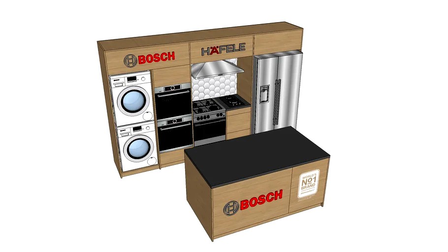 Hafele and Bosch Appliances Philippines 3d model