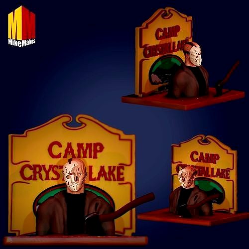 Jason Voorhees Friday the 13th bust | 3D