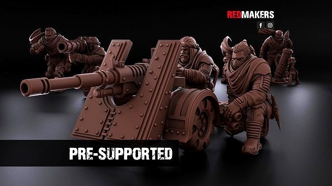 Desert Raiders - Heavy Support Squad of the Imperial Force | 3D