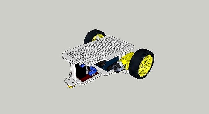 arduino car chasis | 3D