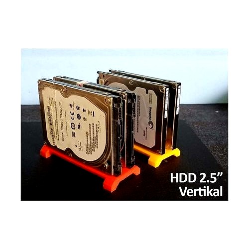 Vertical Hard Disk 25 inch slim or fat | 3D