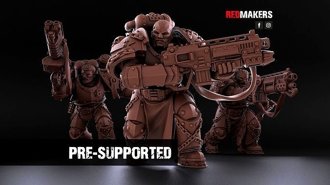 Sergeant - Space Knights - Single weapons | 3D