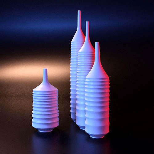 Vase set 2 | 3D